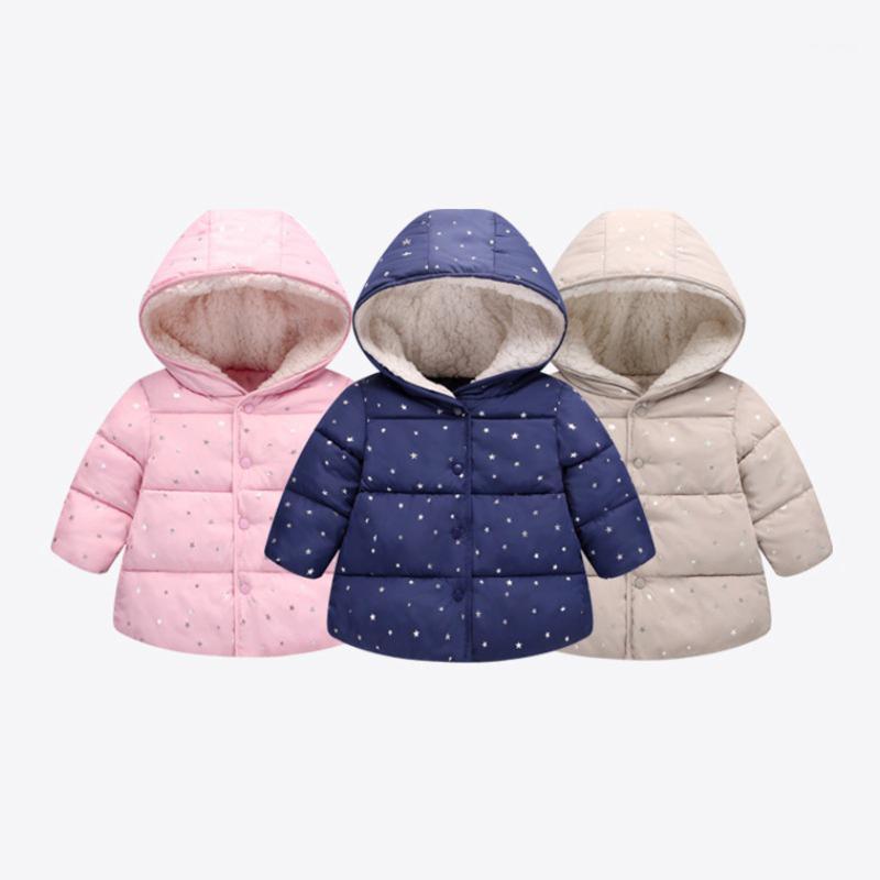 

2021 Winter Kids Jacket For Girl Coat Fleece Parkas Warm Thick Velvet Children Coat Baby Outerwear Overcoat Children's Clothing1