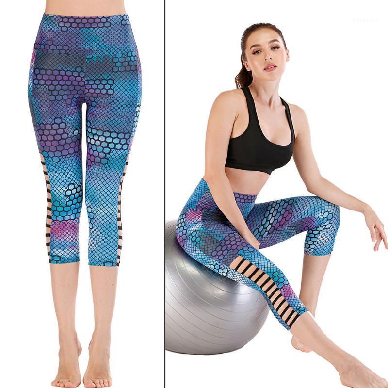 

Women Sports Yoga Pants 2020 Summer Gym Leggings jogas legingi Ladies Sexy Slim Running Athletic Workout Yoga Leggings1, Blue
