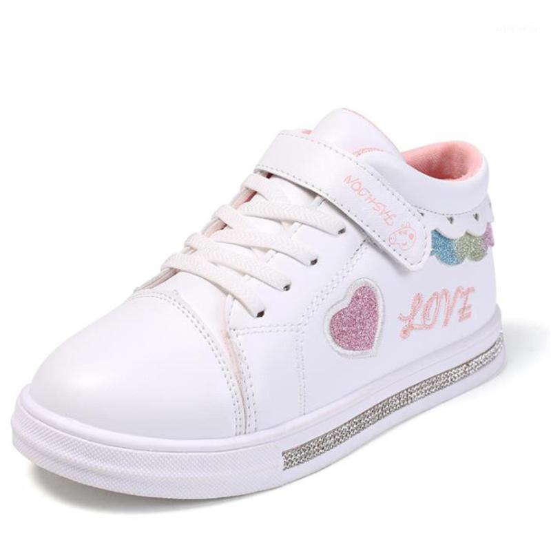 

Children's Sports Shoes Girls 2021 Spring and Autumn White Shoes Korean Version of The Children's Casual Student1, Black