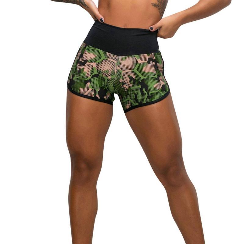 

Fashion Women Sexy Tie-dye Snake Print Leggings Short Pants Yoga Pants Gym Shorts Sportswear Running Shorts Fitness N4, Green