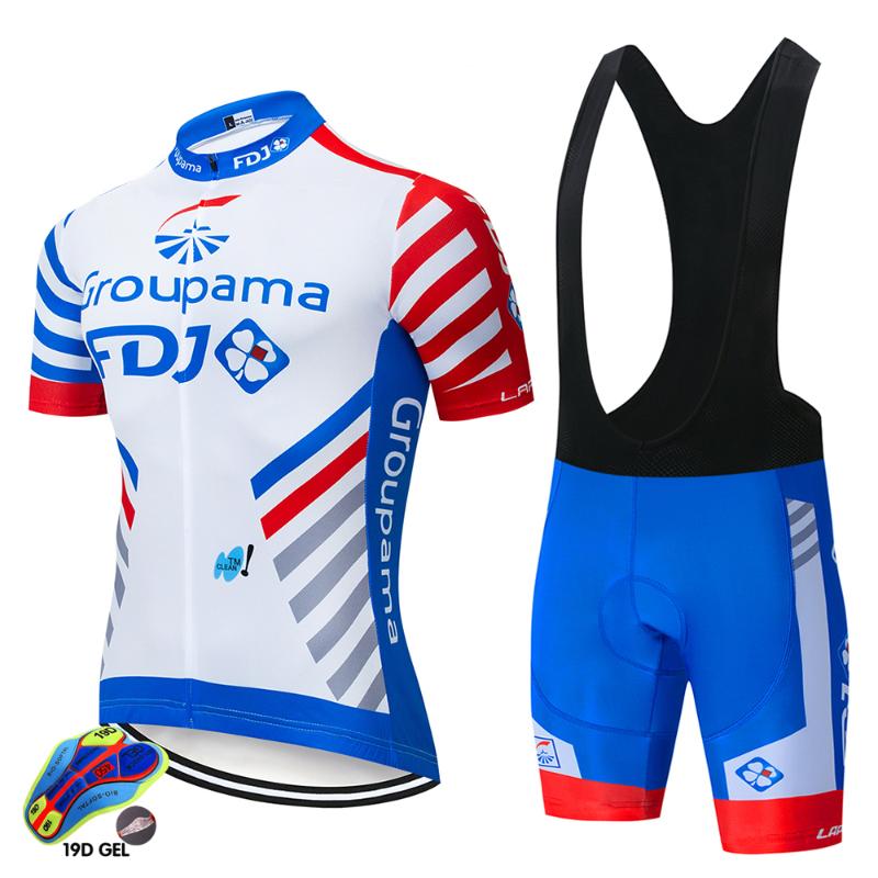 

2020 TEAM CYCLING JERSEY GROUPAMA FDJ 19D bike shorts Ropa Ciclismo MEN summer quick dry pro BICYCLING Maillot shorts clothing, Cycling suit