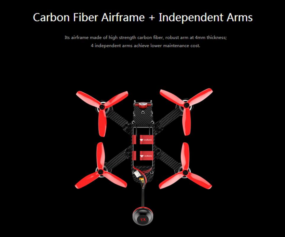 

Walkera Furious 215 RTF + DEVO 7 transmitter With 600TVL Camera F3 Flight Control RC Quadcopter Racing Drone