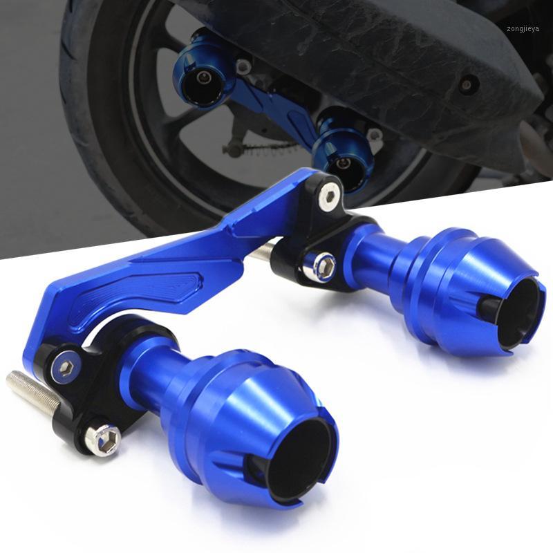 

Modified motorcycle rear crash slider guard axle muffler pipe frame sliders falling protection For NMAX155 XMAX300 PCX AEROX NVX1