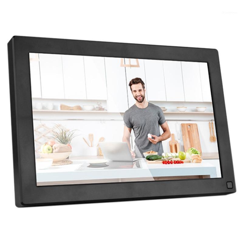 

Digital Photo Frame 10.1 Inch Thin and Light Full HD Digital Frame Support 1080P HD WiFi Smart Photo Frame(EU Plug)1