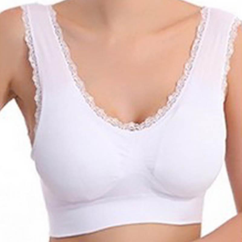 

Women Lace Sports Bras,S-3XL Plus Size Breathable Push Up Fitness Underwear Gym Yoga Vest Short Tops1, Black