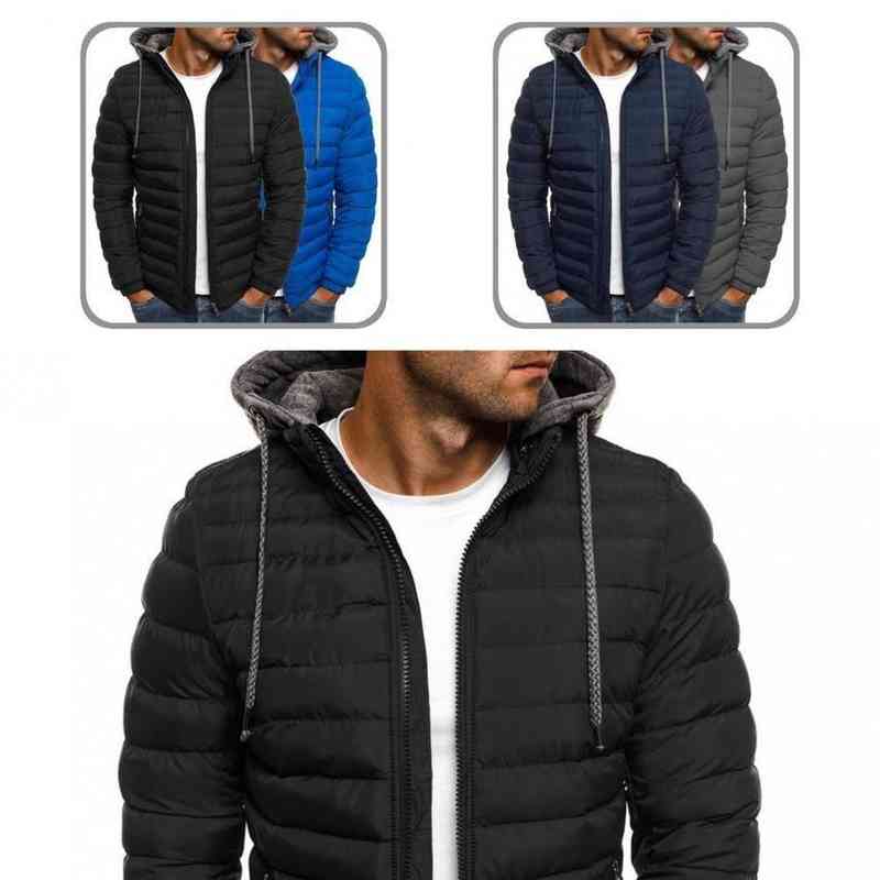 

Men's long sved et, loose hat, warmth, winter, outdoor, Black