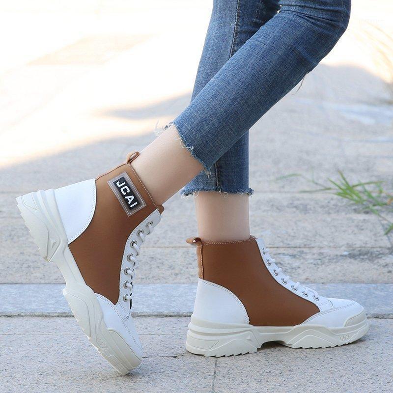 

2020 autumn and winter new products European station women's shoes platform short boots boots bow women cotton1, Khaki list