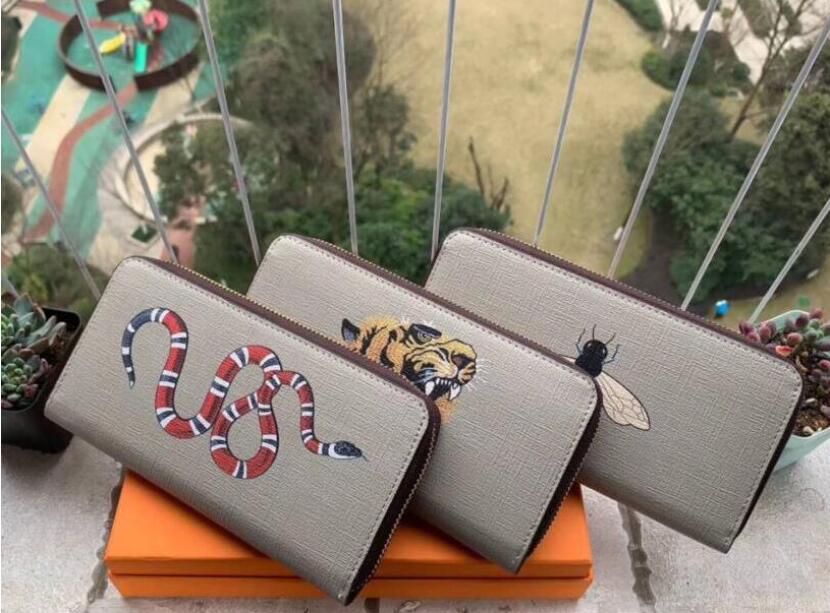 

2021 New Fashion zipper WALLET the most stylish way carry around money cards coins men leather purse card holder long business women wallet, Customize