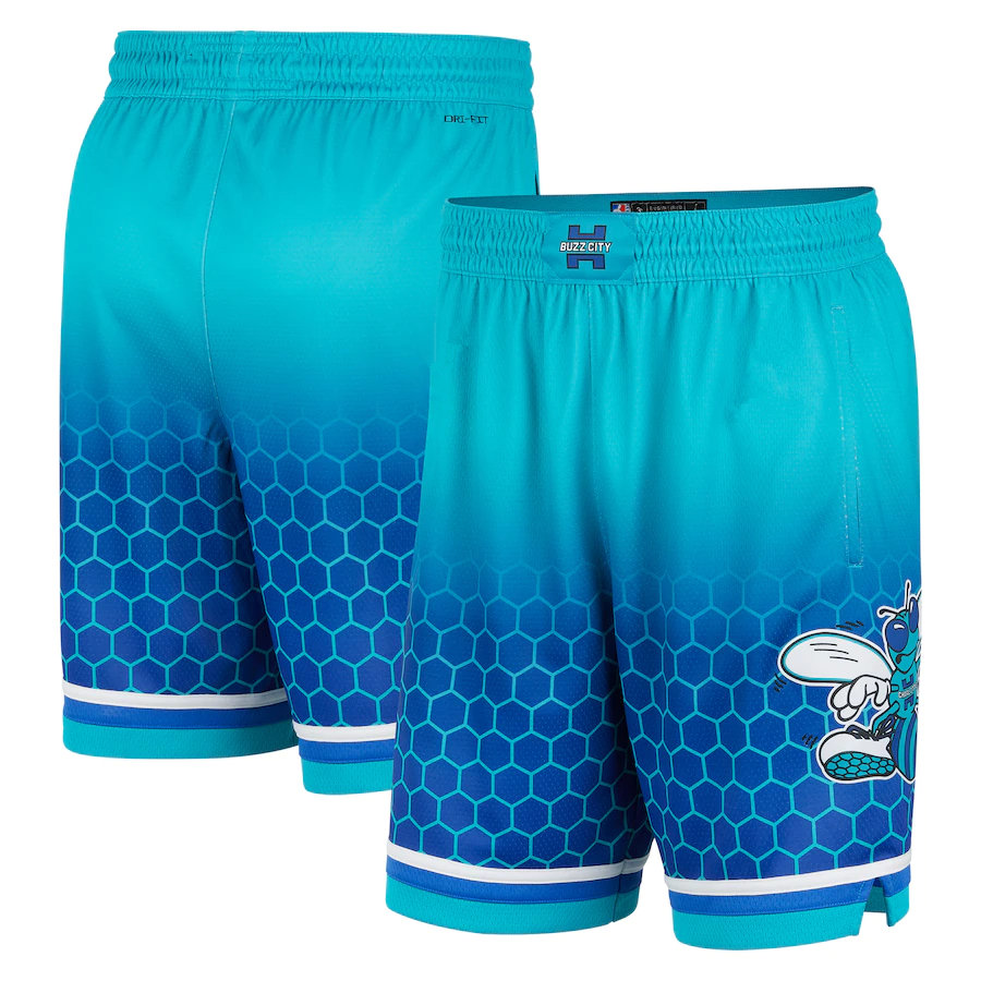 

Charlotte''Hornets''MEN 75th Anniversary City Swingman Edition basketball shorts