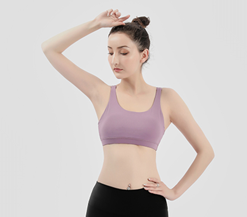 

Yoga Sports Bra Full Cup Quick Dry Top Shockproof Cross Back Push Up Workout Bra for Women Gym Running Jogging Fitness Bra