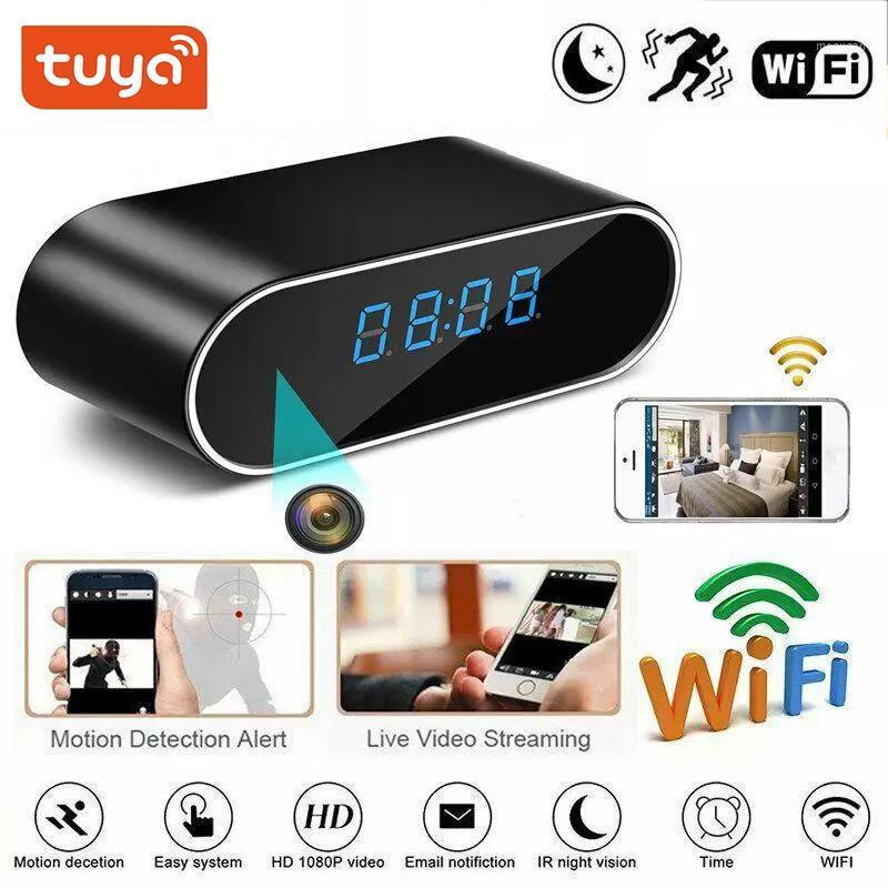 

Tuya Smart Clock Camera HD Mini IP WiFi Home Security Camcorder Night Vision Alarm Nanny Surveillance Camera Motion Detection1