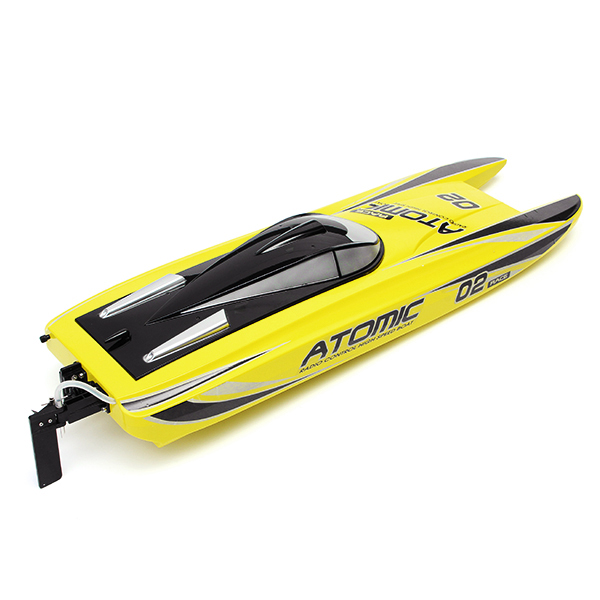 

Brushless RC Boat Volantex V792-4 70cm RC Boat Remote Control Boat Atomic2.4G RTR 60km/h Brushless Motor RC Vehicle Toys Gifts, Yellow