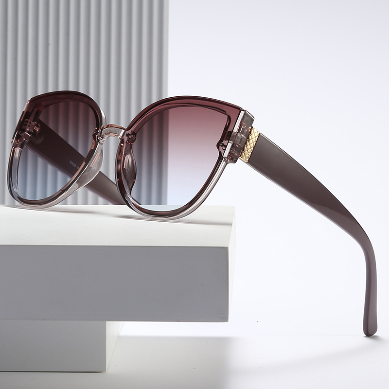 

2021 New Fashionable Women's Large Wind-proof Frame Vintage Mirror Masks Upper Flat Men's Sunglasses Uv400 32226 Driving Glasses Ketu