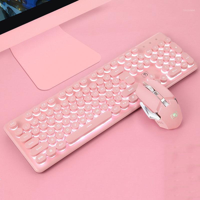 

Brand New Gaming Keyboard and Mouse Set Rainbow Backlight Usb Mechanical Ergonomic Chargable Keyboard Mouse Kit for PC Laptop1