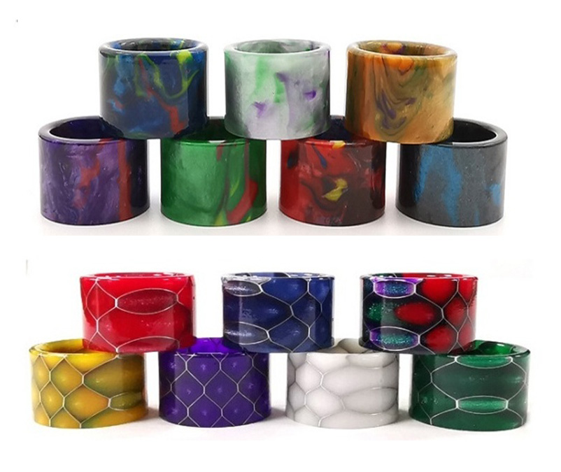 

RESIN DRIP TIP for TFV16 TANK TFV8 BABY V2 Stick V9 Max Atomizer Kit Honeycomb Drip Tip Replacement Wide Bore Mouthpiece Epoxy Resin