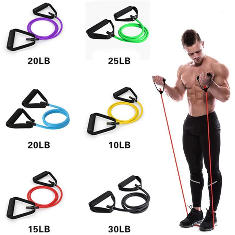 

120cm Workout Pull Rope 5 Levels Resistance Bands Fitness Rope Rubber Bands Tensile Expander for Yoga Fitness Exercise Training1