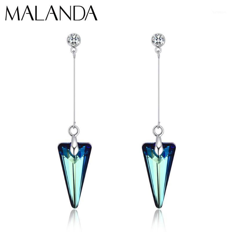 

Crystals From Spike Pendant Drop Earrings For Women New Fashion Piercing Dangle Earrings Handmade jewelry Mom Gift1