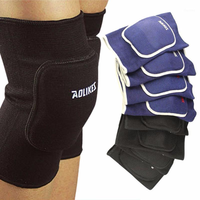 

2pcs Sport Soft Elastic Breathable Support Guard Brace Knee Protective Protector Fitness Bandage Pad1, Children blue