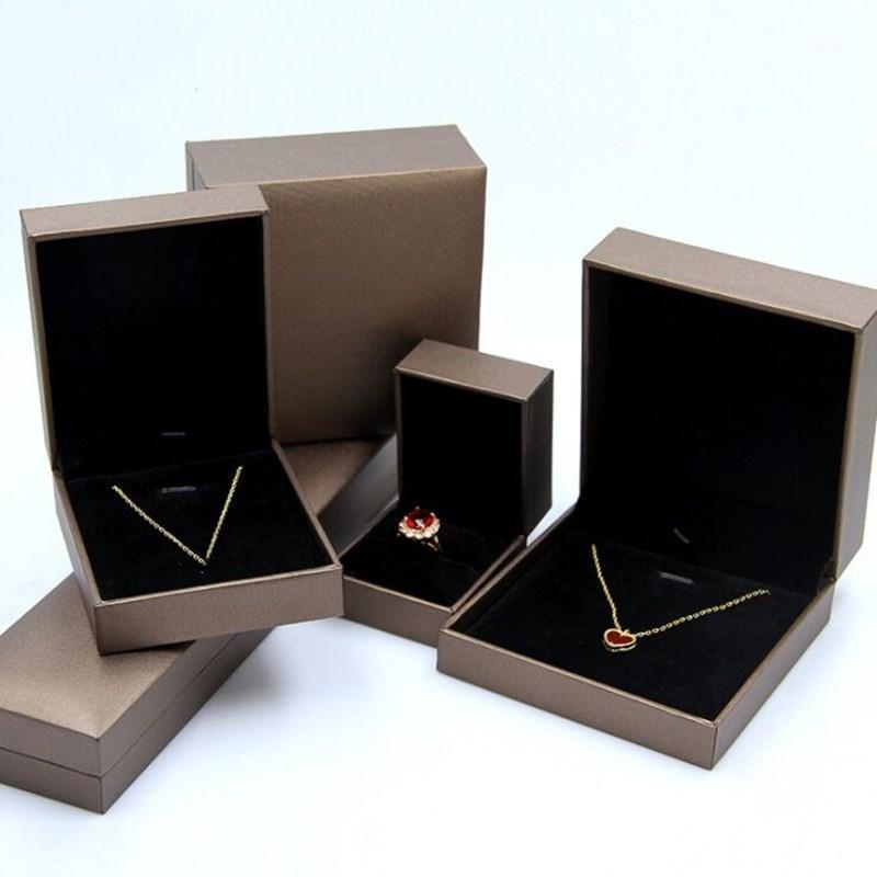 

Ring necklace bracelet High-grade imitation paper jewelry box bracelet pendant jewelry packaging box custom storage1