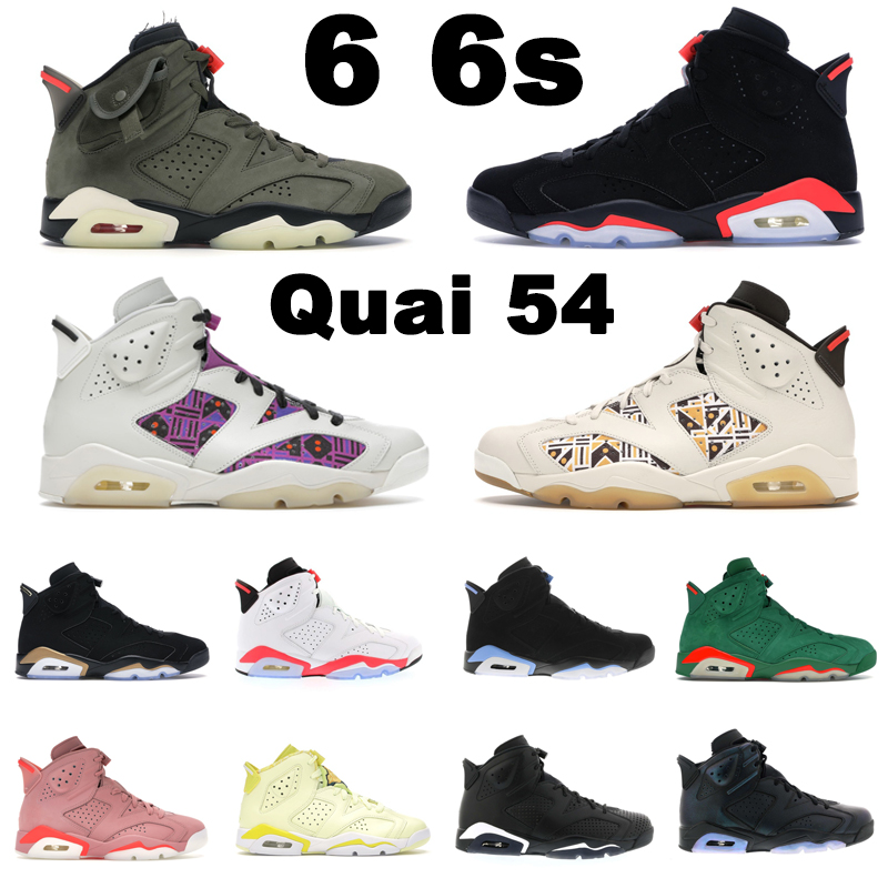 

6 6s Jumpman basketball shoes Sail Brown Black Infrared 23 White Sport Blue UNC Hare Washed Denim mens trainers outdoors sports sneakers, Dynamic yellow floral