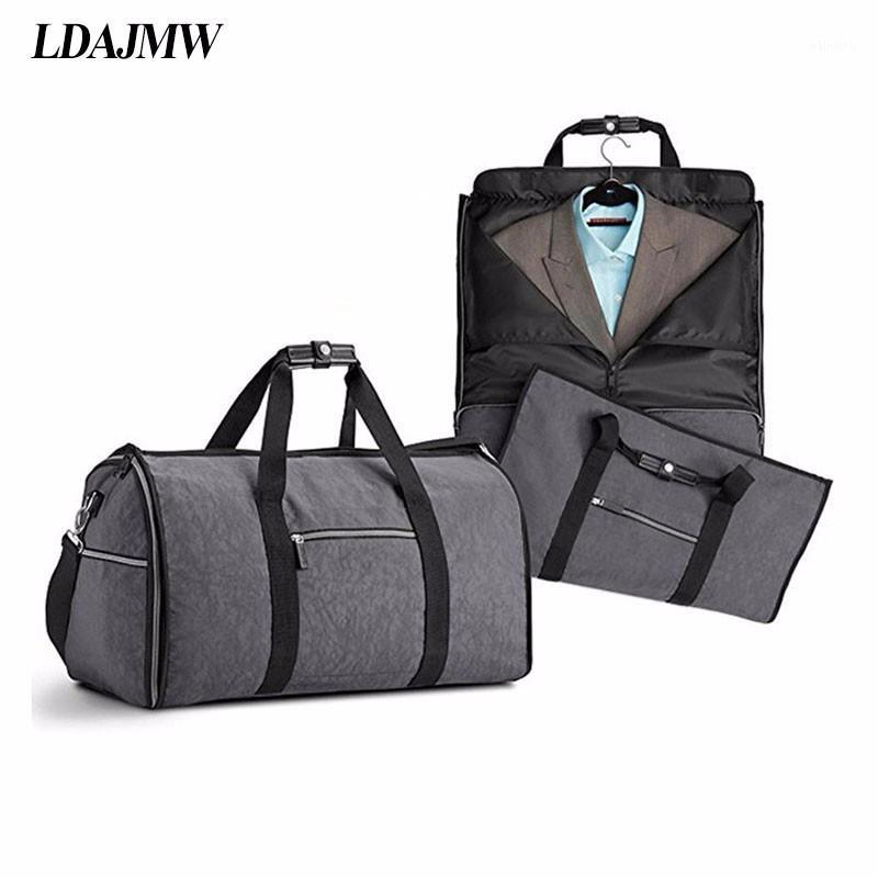 

Large-capacity Folding Waterproof Suit Travel Bag Multi-function Handbag Clothing Travel Storage Bag Men's Shirt Suit Organizer1