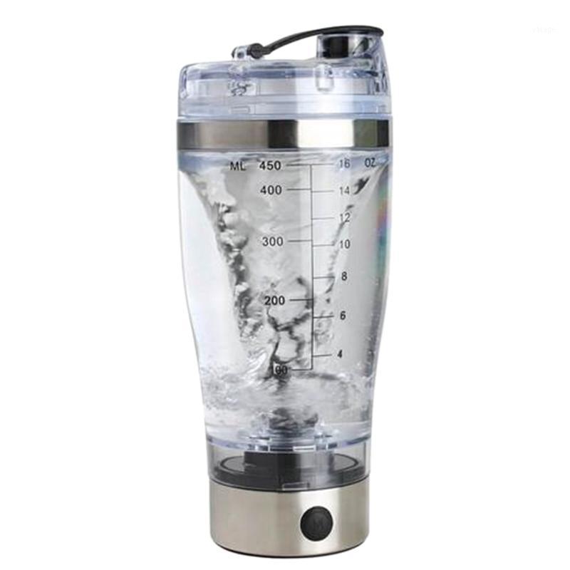 

450Ml Electric Protein Shaker Usb Shaker Bottles Milk Coffee Blender Water Bottle Movement Vortex Smart Mixer1