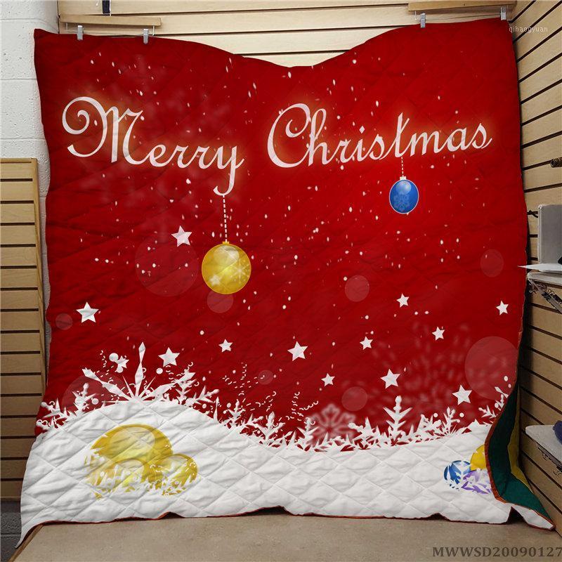 

Home Textile 3D Chirstmas Quilt Unique Pattern Design Fashionable Soft Breathable Bedroom Decoration For Kids Adult1, 12