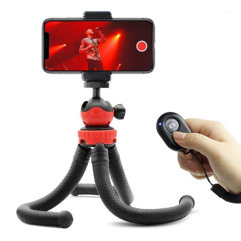 

HOT-Flexible Tripod for Cameras and Cell Phones, with Smartphone Remote Shutter, Compatible with , Android Phones, DSLR an1