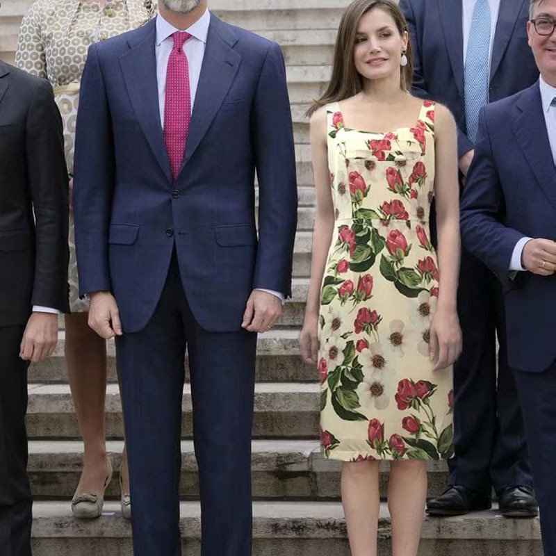 

Flower Female Impression in Summer Sleeveless Square Neck Handles of Midi Spaghetti Feminine Beach Boho Dress High Quality H3ob, Multiple