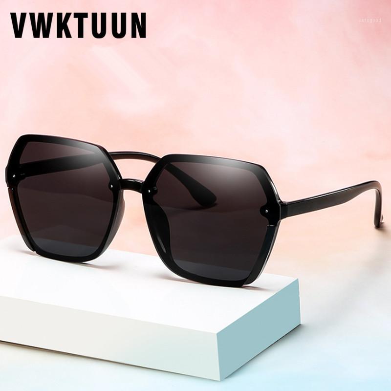 

Sunglasses VWKTUUN Women 2021 Oversized Big Women's Glasses UV400 Points Driving Eyewear Square Sun Glasses1