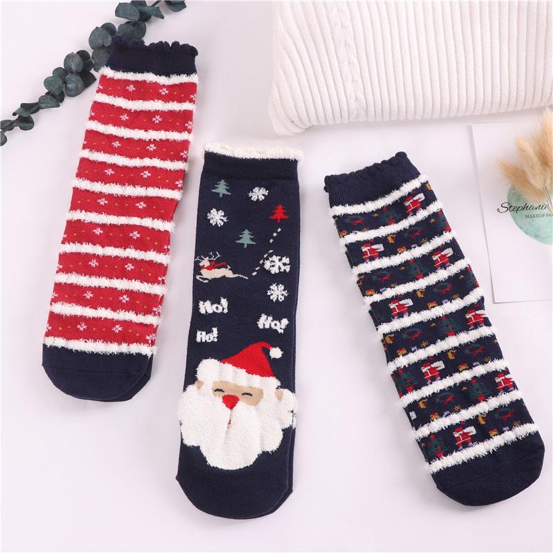 

Jeseca Cartoon Animal Cute Socks for Women Autumn Winter Thicken Warmer Sox 2020 New Year Christmas Party Sock for Girls Gifts, 26