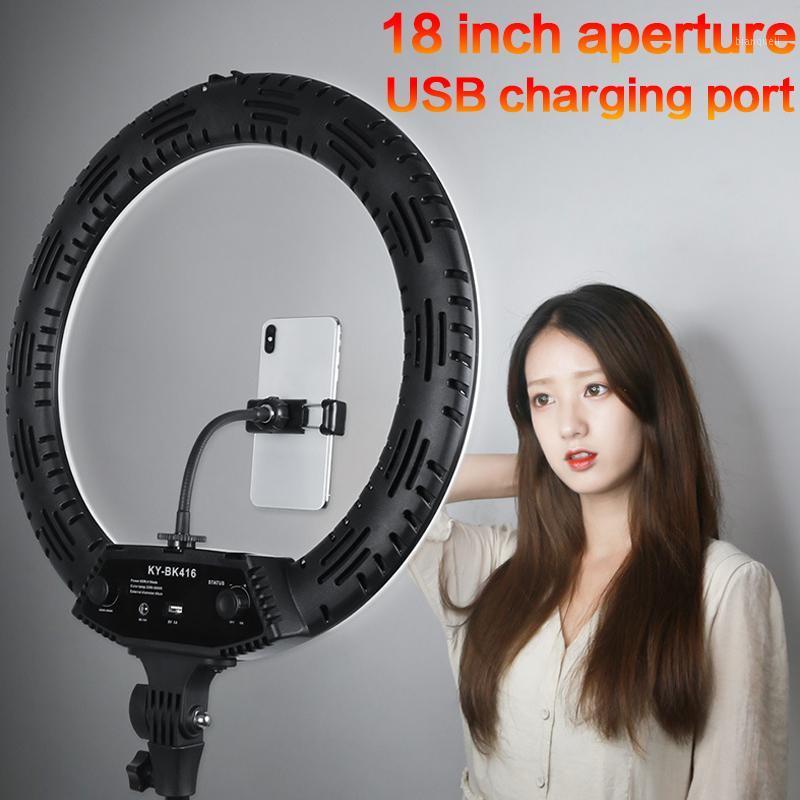 

18 inch Selfie LED Ring Light 65W 416pcs Led 3200-5600K Photography Lighting Dimmable Ring Lamp Without Tripod for Makeup,Video1