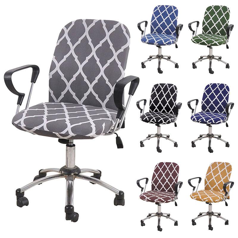 

1 Set Rotating Computer Chair Cover Anti-dirty Removable Lift Chair Case Protector Spandex Elastic Seat Cover