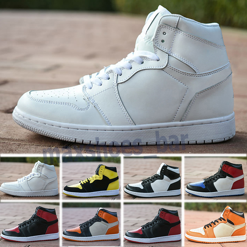 

Jumpman 1 Basketball Shoes Athletics Sneakers Running Shoe For Women Sports Torch Hare Game Royal Pine Green Court Without Box Size 36-47, Color 1