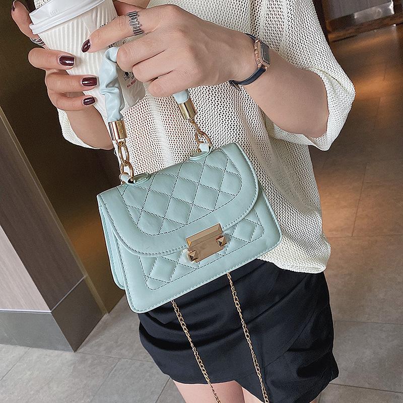 

On the New Texture Popular Small Bag Female 2021 Summer New Fashion Fashion Net Red Portable All-match Shoulder/Crossbody Bag, White