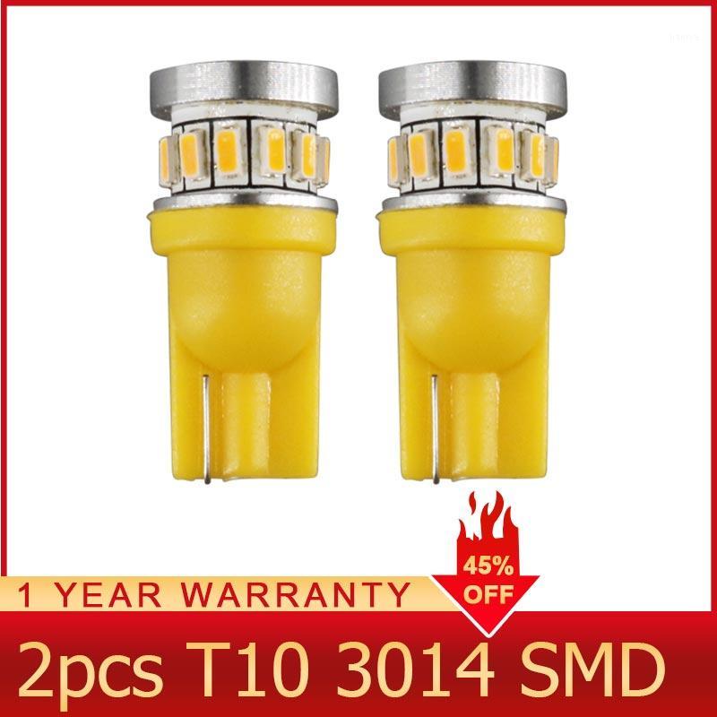 

ROADOT T10 Wedge 194 3014 Yellow Amber LED Side Marker Lights Bulbs W5W Car LED Turn Signal Bulb Reverse Brake Lamp1, As pic