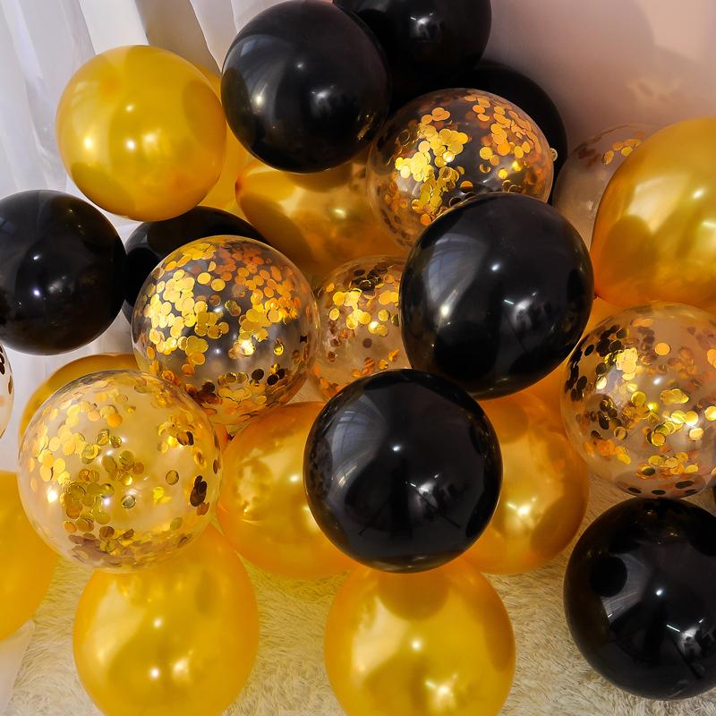 

20pcs 12inch Gold Silver Pink Chrome Latex Balloons Confetti Wedding Birthday Navidad Party Decorations Helium Globos New Year