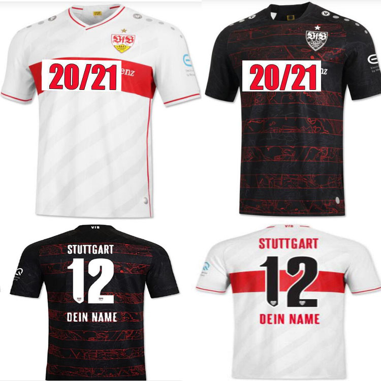 

Top quality2020 2021 VfB Stuttgart soccer jerseys KALAJDZIC DIDAVI WAMANGITUKA Mario Gomez adult Football shirts jersey, Black
