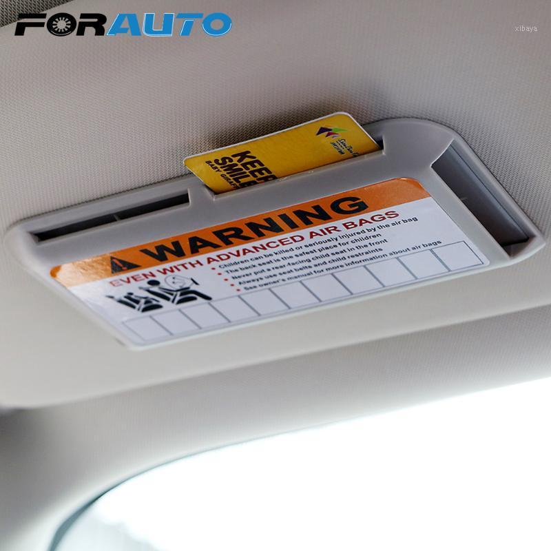 

FORAUTO Car Sun Visor Storage Box High-speed IC Card Clip Car Temporary Parking Card Holder Visor Clip Organizer1