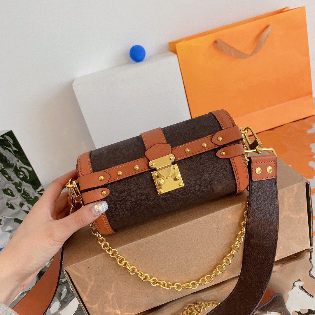 

22sss luxury shoulder bag designer bag chain cross body fashionable women cylinder handbag high quality Wallet, Make up for price