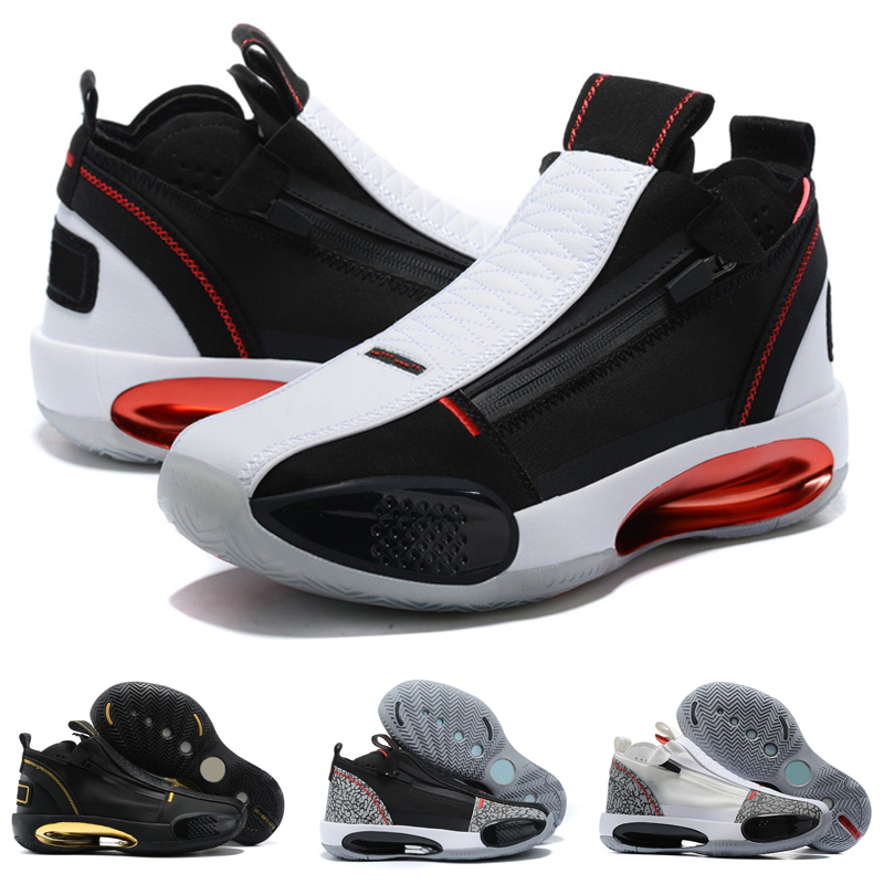 

2021 New Jumpman XXXIV 34 Infrared 23 Outdoor Shoes 34s Zoom Bred White Red Black Eclipse Black White Mens Sports Sneakers Size 36-46