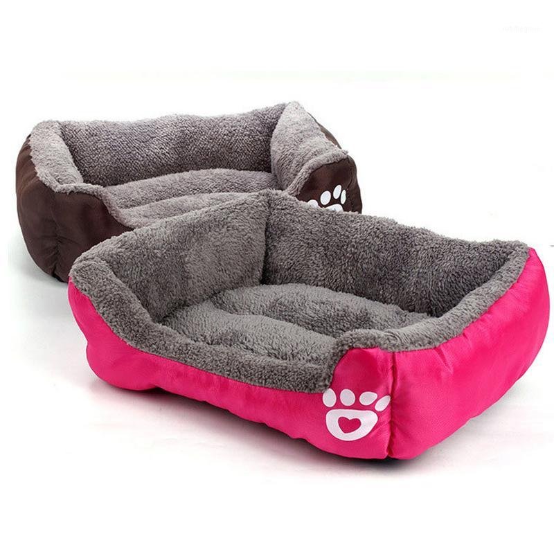 

3XL) Large Pet Cat Dog Bed 8Colors Warm Cozy Dog House Soft Fleece Nest Baskets Mat Autumn Winter Waterproof Kennel1