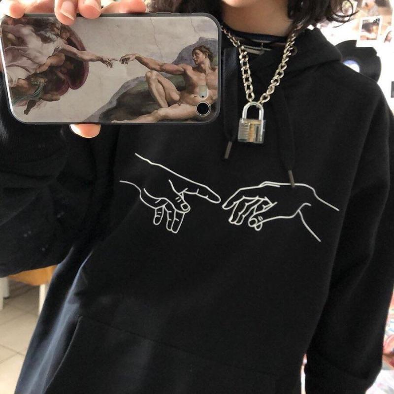 

Vintage Skuggnas Creation Hands Line Art Oversized Hoodie Kawaii Jumper Outfits Tumblr Gothic Streetwear Aesthetic Harajuku1