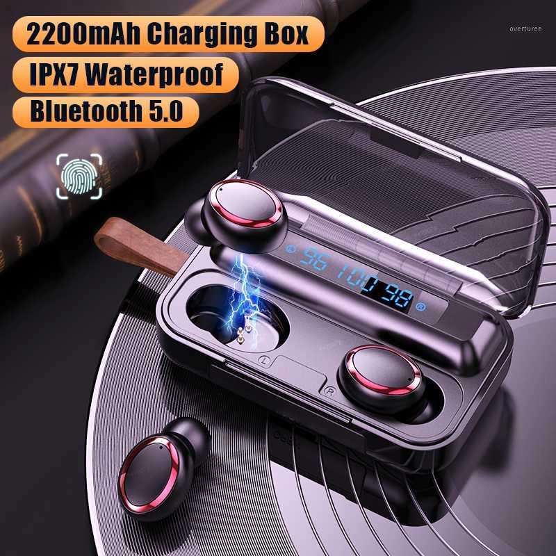

Portable Wireless Bluetooth Earphones TWS Earphone Touch Control 9D Stereo Headset IPX7 Waterproof Sport Earphones LED Display1