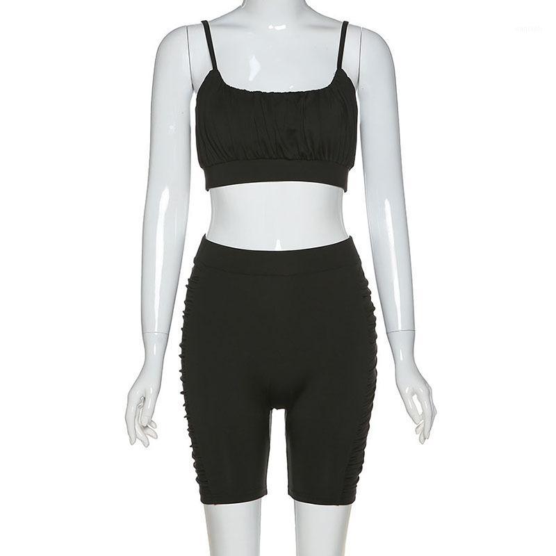 

Fitness clothing women sport set shorts gym clothes jogging femme short pant and bra sexy summer sporting wear 2 piece black1, Black