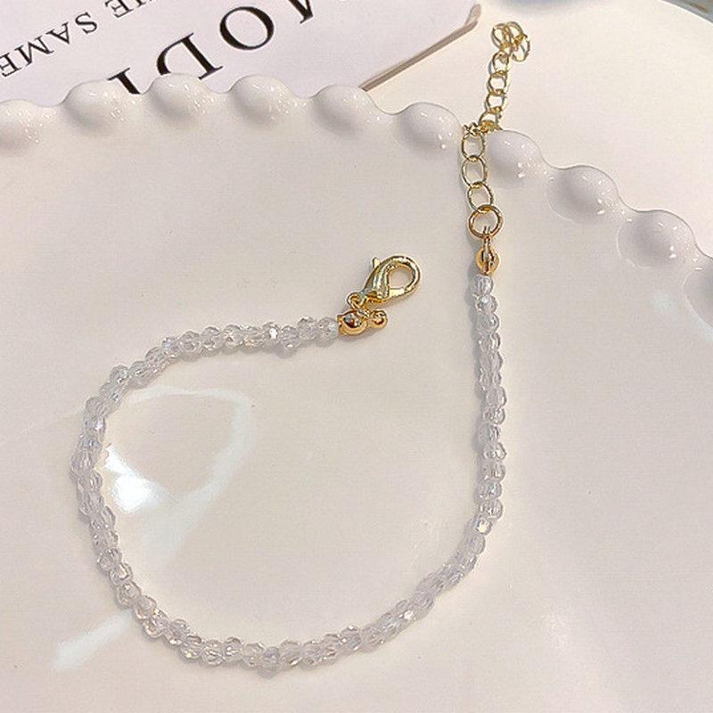 

River Women Metal Chain Bracelet Charm Female Crystal Beads Bracelets Trendy Jewelry1