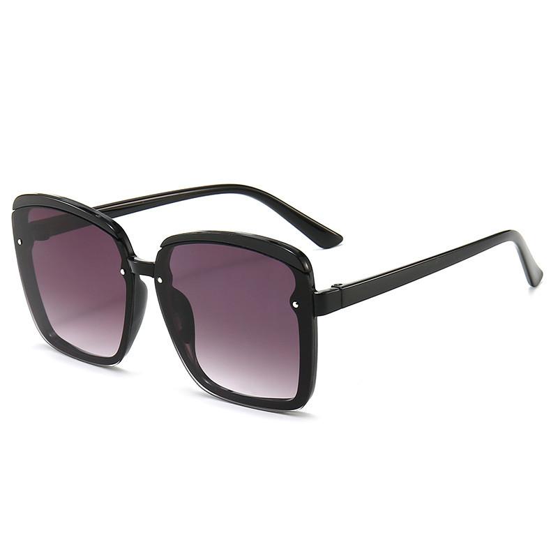 

Big Box Sunglasses Woman Sheet Glasses for Women Cmaos Square Eyewear Black Fashion Trendy Female Travel Feminino