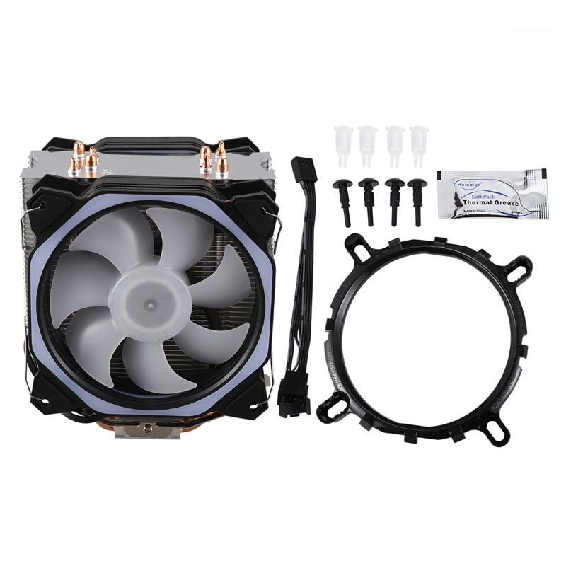

XUEYUFENGSHEN CPU Cooler 4 Pure Copper Two 12cm Heat Pipe Cooling Tower Cooling System 12cmCPU Fan CPU Radiator ForAMD I1