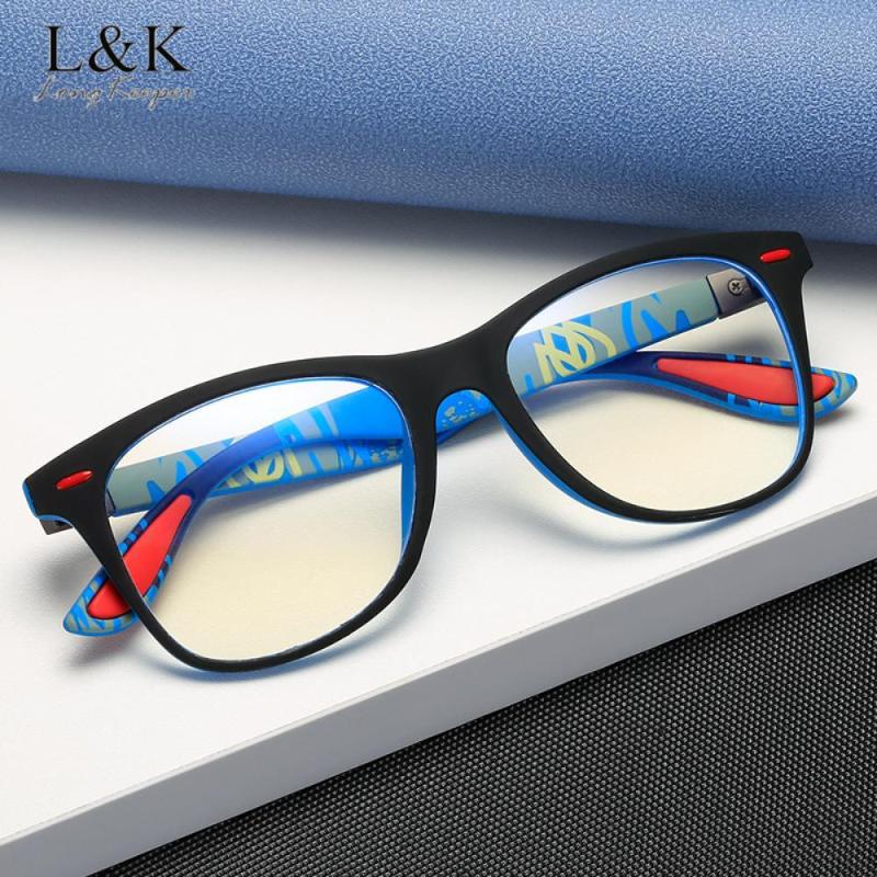 

LongKeeper Blue Light Blocking Glasses For Women Men Computer Eyeglasses Frame Clear Lens Gaming Eyewear Optical Frame UV400
