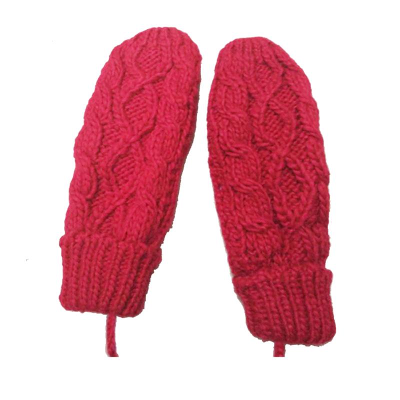 

2020 Fashion Women Girls Knitted Wool Hand Wrist Warmer Fingerless Winter Gloves Drop Shipping